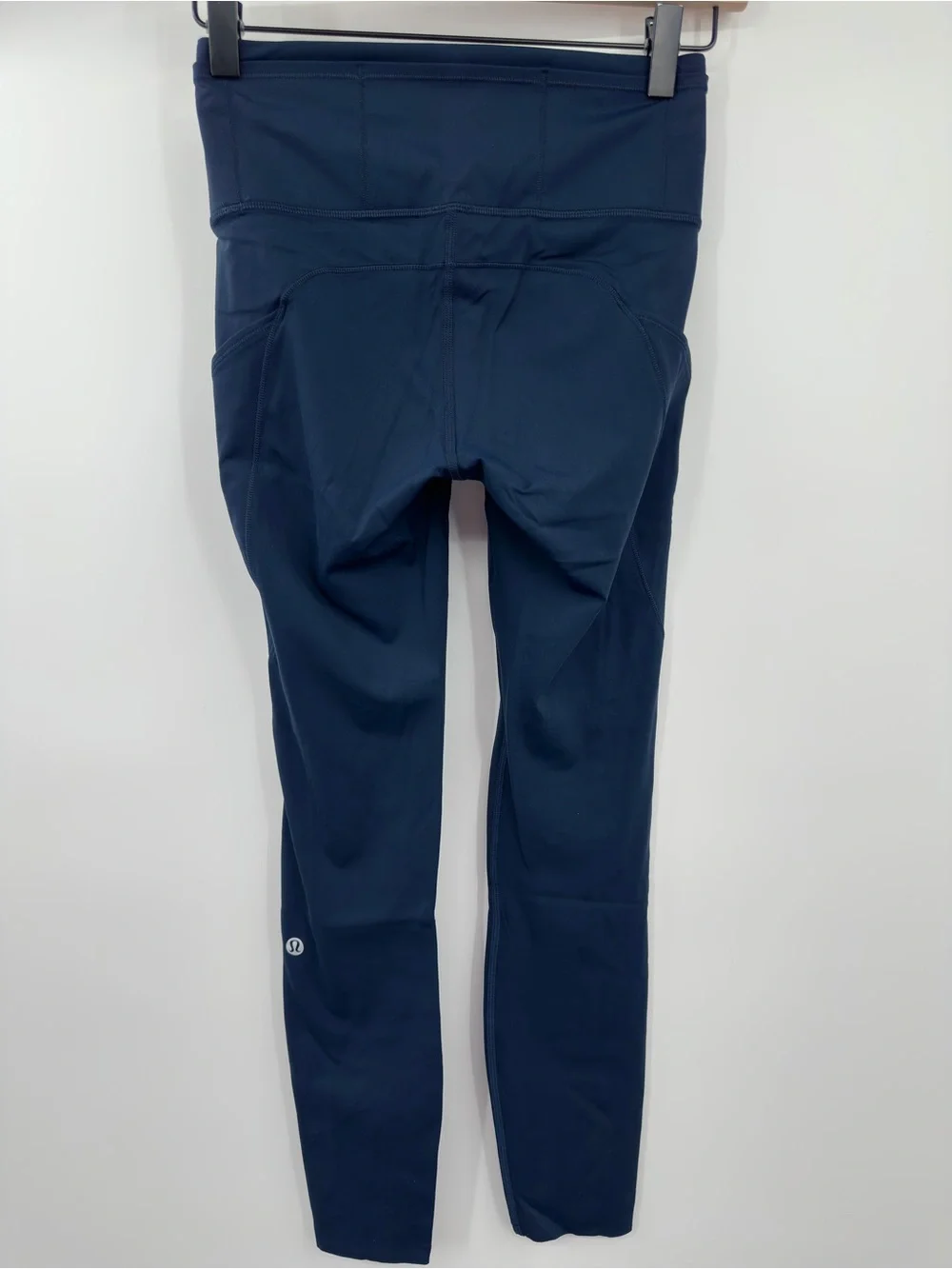Lululemon Fast Free 7/8 Tight II Nulux 25 True Navy Leggings Size 4